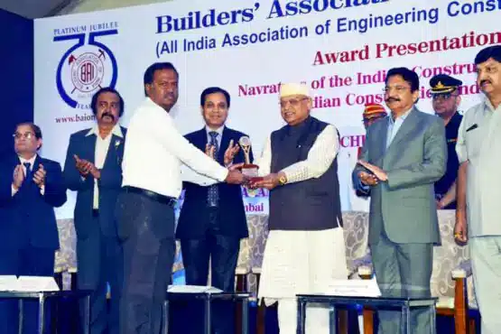 Award from builders' association of India