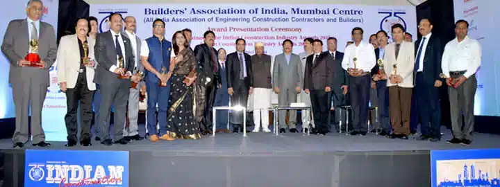Award from builders' association of India